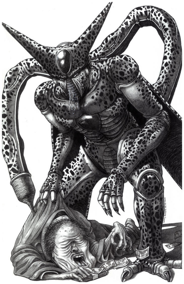 CELL Goku Dragon Ball